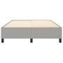 Estructura de cama de tela gris claro 140x200 cm de vidaXL, Camas y somieres - Ref: Foro24-3120862, Precio: 115,81 €, Descuen...