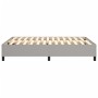 Estructura de cama de tela gris claro 140x200 cm de vidaXL, Camas y somieres - Ref: Foro24-3120862, Precio: 115,81 €, Descuen...