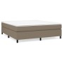 Estructura de cama de tela gris taupe 180x200 cm de vidaXL, Camas y somieres - Ref: Foro24-3120882, Precio: 154,12 €, Descuen...