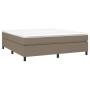 Estructura de cama de tela gris taupe 180x200 cm de vidaXL, Camas y somieres - Ref: Foro24-3120882, Precio: 154,12 €, Descuen...