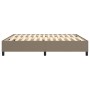 Estructura de cama de tela gris taupe 180x200 cm de vidaXL, Camas y somieres - Ref: Foro24-3120882, Precio: 154,12 €, Descuen...