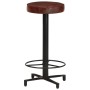 Taburetes de barra de cocina 2 unidades cuero auténtico 66 cm de vidaXL, Taburetes de cocina - Ref: Foro24-321968, Precio: 14...