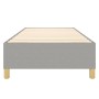 Estructura de cama de tela gris claro 100x200 cm de vidaXL, Camas y somieres - Ref: Foro24-3120937, Precio: 75,69 €, Descuent...