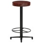 Taburetes de barra de cocina 2 unidades cuero auténtico 66 cm de vidaXL, Taburetes de cocina - Ref: Foro24-321968, Precio: 14...
