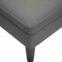 Tumbona con almohada y reposabrazo derecho tela gris oscuro en Divanes | Comprar online en Foru.es