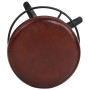 Taburetes de barra de cocina 2 unidades cuero auténtico 66 cm de vidaXL, Taburetes de cocina - Ref: Foro24-321968, Precio: 14...
