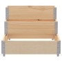 Arriate elevado de 3 niveles madera maciza de pino 120x80 cm en Macetas y jardineras | Comprar online en Foru.es