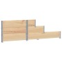 Arriate elevado de 3 niveles madera maciza de pino 120x80 cm en Macetas y jardineras | Comprar online en Foru.es