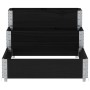Arriate elevado de 3 niveles madera maciza pino negro 120x80 cm en Macetas y jardineras | Comprar online en Foru.es