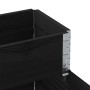 Arriate elevado de 3 niveles madera maciza pino negro 120x80 cm en Macetas y jardineras | Comprar online en Foru.es