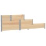 Arriate elevado de 3 niveles madera maciza de pino 120x80 cm en Macetas y jardineras | Comprar online en Foru.es