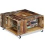 Mesa de centro madera maciza reciclada 70x70x35 cm de vidaXL, Mesas de centro - Ref: Foro24-243306, Precio: 219,97 €, Descuen...