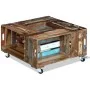 Mesa de centro madera maciza reciclada 70x70x35 cm de vidaXL, Mesas de centro - Ref: Foro24-243306, Precio: 219,97 €, Descuen...