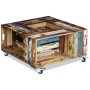Mesa de centro madera maciza reciclada 70x70x35 cm de vidaXL, Mesas de centro - Ref: Foro24-243306, Precio: 222,46 €, Descuen...