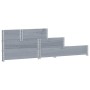 Arriate elevado de 3 niveles madera maciza pino gris 120x80 cm en Macetas y jardineras | Comprar online en Foru.es