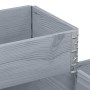 Arriate elevado de 3 niveles madera maciza pino gris 120x80 cm en Macetas y jardineras | Comprar online en Foru.es
