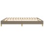 Estructura de cama de tela gris taupe 160x200 cm de vidaXL, Camas y somieres - Ref: Foro24-3120626, Precio: 117,98 €, Descuen...