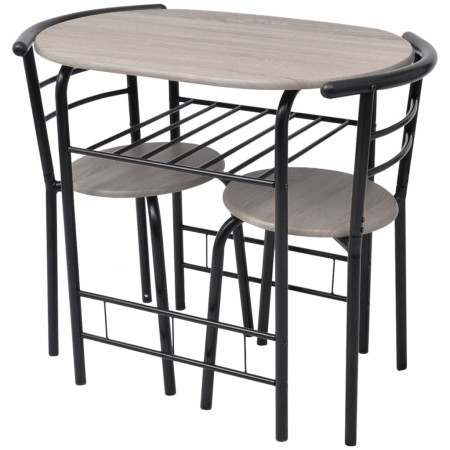 Juego de barra de desayuno MDF de vidaXL, muebles para cocinas y comedores - Ref: Foro24-243001, Precio: 114,91 €, Descuento: %