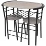 Juego de barra de desayuno MDF de vidaXL, muebles para cocinas y comedores - Ref: Foro24-243001, Precio: 112,77 €, Descuento: %