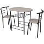 Juego de barra de desayuno MDF de vidaXL, muebles para cocinas y comedores - Ref: Foro24-243001, Precio: 114,91 €, Descuento: %