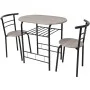 Juego de barra de desayuno MDF de vidaXL, muebles para cocinas y comedores - Ref: Foro24-243001, Precio: 112,77 €, Descuento: %