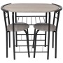 Juego de barra de desayuno MDF de vidaXL, muebles para cocinas y comedores - Ref: Foro24-243001, Precio: 114,91 €, Descuento: %