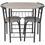 Juego de barra de desayuno MDF de vidaXL, muebles para cocinas y comedores - Ref: Foro24-243001, Precio: 112,77 €, Descuento: %
