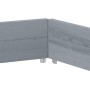 Arriate elevado hexagonal madera maciza de pino gris 160x160 cm en Macetas y jardineras | Comprar online en Foru.es