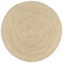 Alfombra de yute tejida a mano diseño espiral blanco 120 cm de vidaXL, Alfombras - Ref: Foro24-133717, Precio: 48,90 €, Descu...