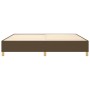 Estructura de cama tela marrón oscuro 200x200 cm de vidaXL, Camas y somieres - Ref: Foro24-3120988, Precio: 125,94 €, Descuen...