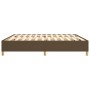 Estructura de cama tela marrón oscuro 200x200 cm de vidaXL, Camas y somieres - Ref: Foro24-3120988, Precio: 125,94 €, Descuen...