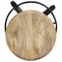 Taburetes de cocina 2 unidades madera maciza de mango 52 cm de vidaXL, Taburetes de cocina - Ref: Foro24-321963, Precio: 120,...
