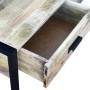 Mesa de centro con 2 cajones madera maciza mango 100x60x40 cm de vidaXL, Mesas de centro - Ref: Foro24-243297, Precio: 289,26...
