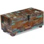Mesa de centro baúl de madera maciza reciclada 80x40x35 cm de vidaXL, Mesas de centro - Ref: Foro24-243320, Precio: 371,59 €,...
