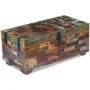 Mesa de centro baúl de madera maciza reciclada 80x40x35 cm de vidaXL, Mesas de centro - Ref: Foro24-243320, Precio: 371,59 €,...