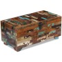Mesa de centro baúl de madera maciza reciclada 80x40x35 cm de vidaXL, Mesas de centro - Ref: Foro24-243320, Precio: 297,66 €,...