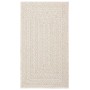 Alfombra ZIZUR apariencia yute interior exterior crema 60x110cm en Alfombras | Comprar online en Foru.es