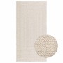 Alfombra ZIZUR apariencia yute interior exterior crema 80x150cm en Alfombras | Comprar online en Foru.es