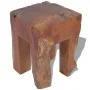 Taburete de madera maciza de teca de vidaXL, Taburetes y sillas plegables - Ref: Foro24-243471, Precio: 88,75 €, Descuento: %