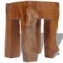 Taburete de madera maciza de teca de vidaXL, Taburetes y sillas plegables - Ref: Foro24-243471, Precio: 88,75 €, Descuento: %