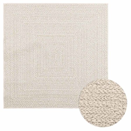 Alfombra ZIZUR apariencia yute interior exterior crema en Alfombras | Comprar online en Foru.es