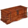 Cofre de almacenamiento de madera maciza de vidaXL, Baúles de almacenamiento - Ref: Foro24-244049, Precio: 206,99 €, Descuent...