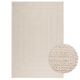 Alfombra ZIZUR apariencia yute interior exterior crema en Alfombras | Comprar online en Foru.es