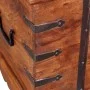 Cofre de almacenamiento de madera maciza de vidaXL, Baúles de almacenamiento - Ref: Foro24-244049, Precio: 206,99 €, Descuent...