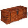 Cofre de almacenamiento de madera maciza de vidaXL, Baúles de almacenamiento - Ref: Foro24-244049, Precio: 210,06 €, Descuent...