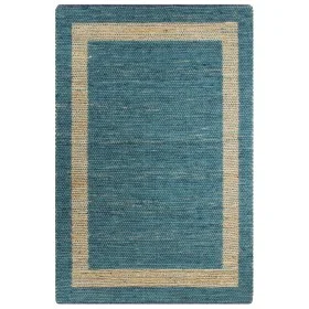 Alfombra de yute tejida a mano azul 160x230 cm de vidaXL, Alfombras - Ref: Foro24-133736, Precio: 118,87 €, Descuento: %