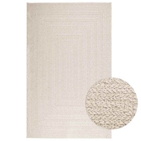 Alfombra ZIZUR apariencia yute interior exterior crema en Alfombras | Comprar online en Foru.es