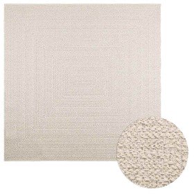 Alfombra ZIZUR apariencia yute interior exterior crema en Alfombras | Comprar online en Foru.es