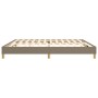 Estructura de cama de tela gris taupe 200x200 cm de vidaXL, Camas y somieres - Ref: Foro24-3120642, Precio: 126,49 €, Descuen...
