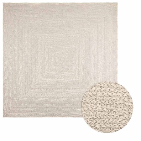 Alfombra ZIZUR apariencia yute interior exterior crema en Alfombras | Comprar online en Foru.es